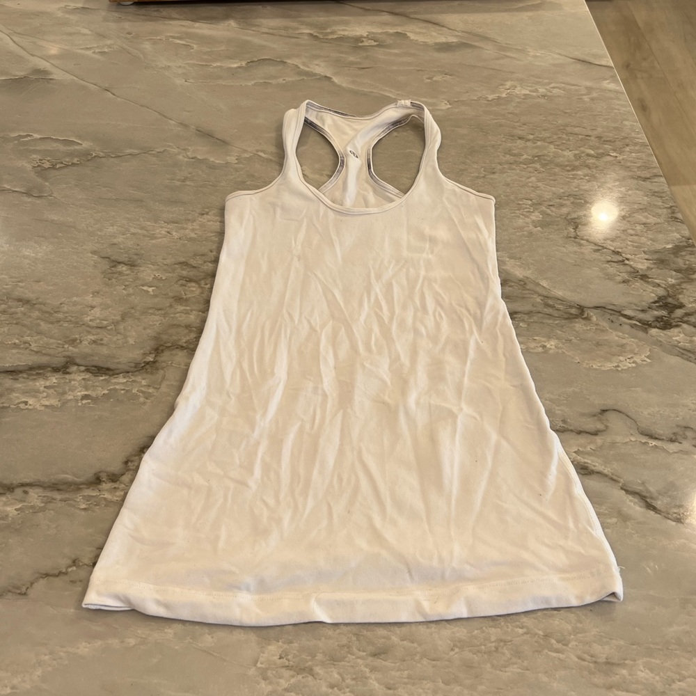 White Lululemon Tank